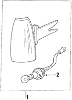 9230321652 - Electrical: Park Lamp Assembly for Mitsubishi: Precis Image