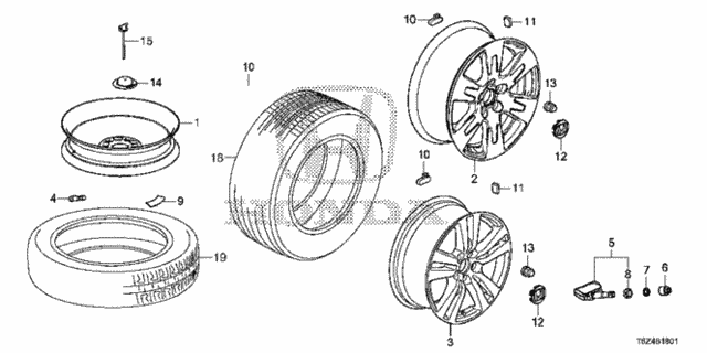 Wheel Disk (KA) for 2019 Honda Ridgeline #0