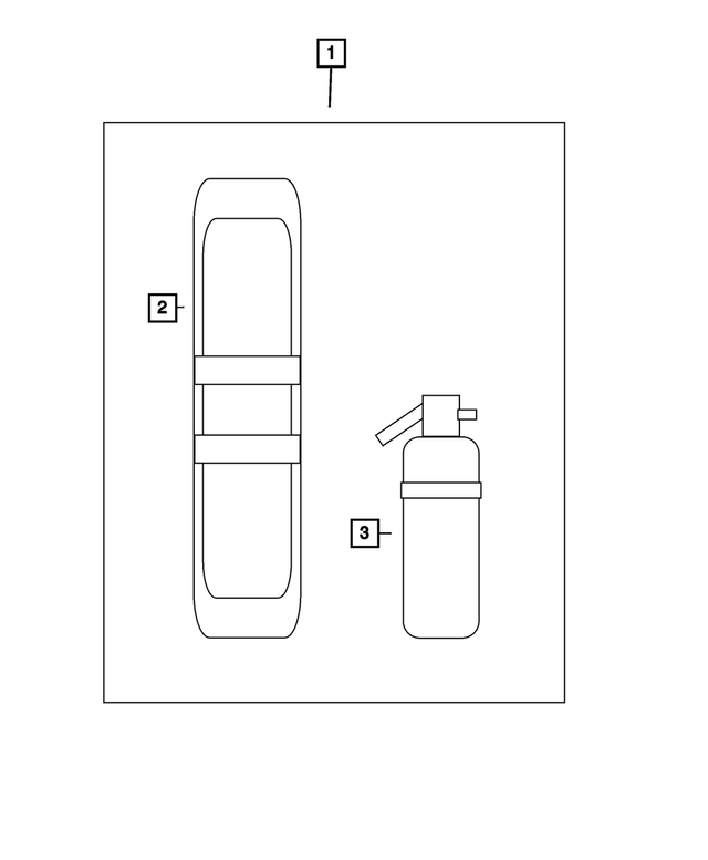 82209427AB - : Roadside Emergency Kit, Export for Mopar Image