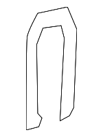 95511051320 - Cooling System: Inter-cooler Retainer Clip for Porsche: Cayenne Image