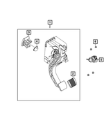 68576470AA - Brakes: Brake Pedal for Mopar Image