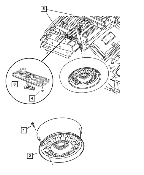 Wheel Spare for 2008 Chrysler Pacifica #0