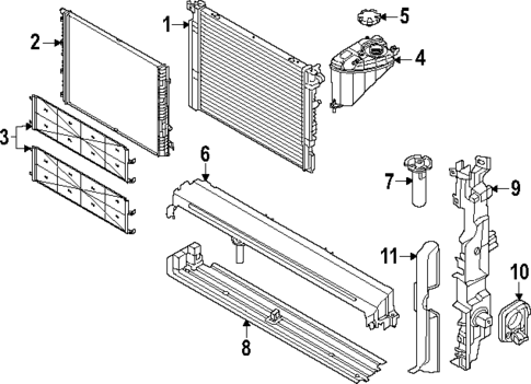 Radiator & Components for 2023 BMW i7 #0