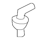 19106PA0020 - Cooling System: Overflow Hose Joint for Honda: Accord, Civic, Element, Insight, Odyssey, Pilot, Ridgeline Image