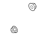 MU000763 - Suspension: Lower Control Arm Nut for Mitsubishi Image