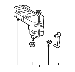 164A225010 - Cooling System: Reservoir Tank for Toyota Image