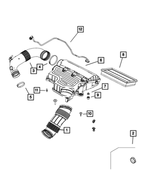 68439630AA - Fuel: Clean Air Duct for Mopar Image