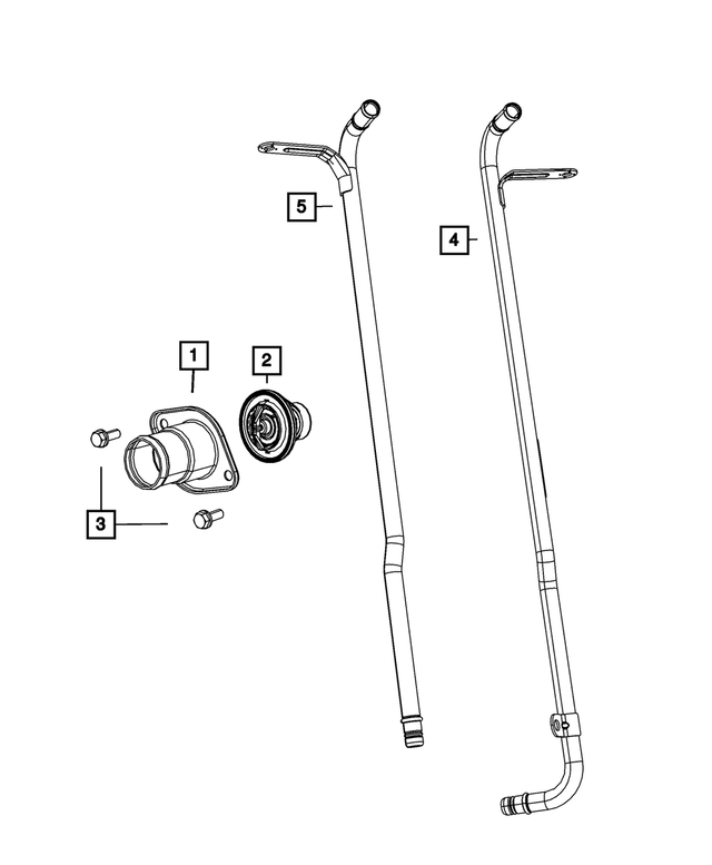 « 6101982 – Cooling : Tête Hexagonale Vis Et Rondelle, Montage pour Mopar Image »