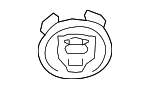 C2D49639 - Tire &amp; Wheel: Wheel Cap for Jaguar Image