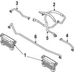 XR857111 - : Cooler Pipe for Jaguar: S-Type Image