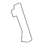 55372594AA - Body: Inner Aper Panel Anchor Plate for Ram: 2500, 3500 Image