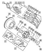 5018589AA - : Brake Piston for Mopar Image