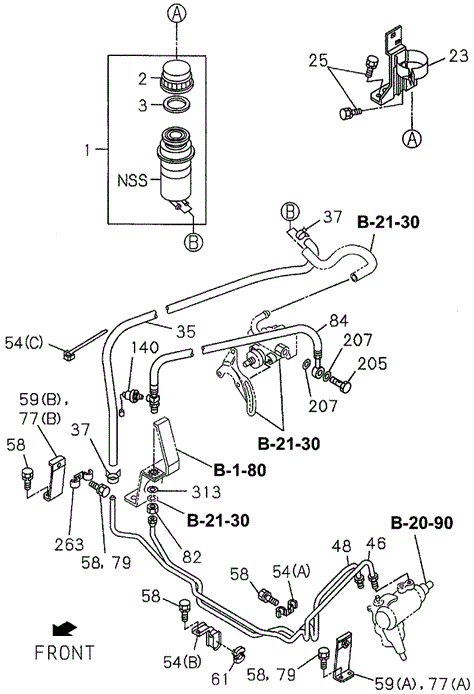P.S. Control (Chassis) for 1996 Acura SLX #0