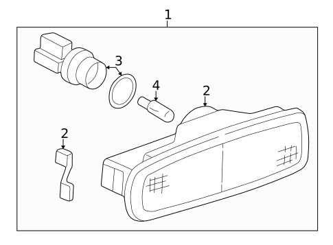 Side Marker Lamps for 1993 Acura NSX #0