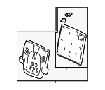 82126S9VA01 - Body: Seat Back Frame for Honda: Pilot Image