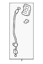 82243S9VA01ZB - Body: Recline Lever for Honda: Pilot Image