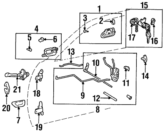 6920607010C0 - : Interior Door Handle for Toyota Image