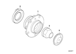 31221092519 - : Wheel Hub With Bearing, Front for BMW Image