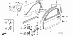 90851SJ4000 - Body/Air Conditioning: SEAL, DOOR HOLE (20MM) for Honda Image