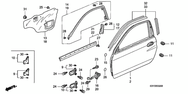 Door Panels for 2000 Honda Insight #0