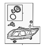 33101SZTA13 - : Composite Assembly for Honda: CR-Z Image