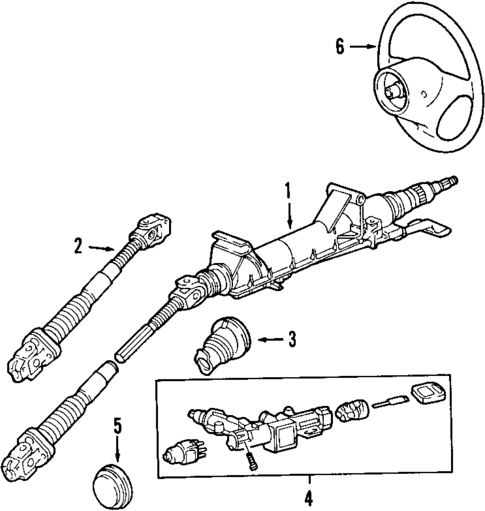Steering Column for 1999 Porsche 911 #0
