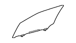 68102F4010 - : Door Glass for Toyota Image