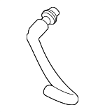 31686101 - Cooling System: Water Hose for Volvo: S60, S90, V60, V60 Cross Country, XC60, XC90 Image