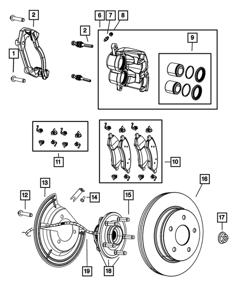 Front Brakes for 2010 Dodge Ram 1500 #0