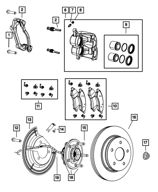 R8037144AC - Brakes: Disc Brake Caliper Assembly, Remanufactured, Right for Mopar Image