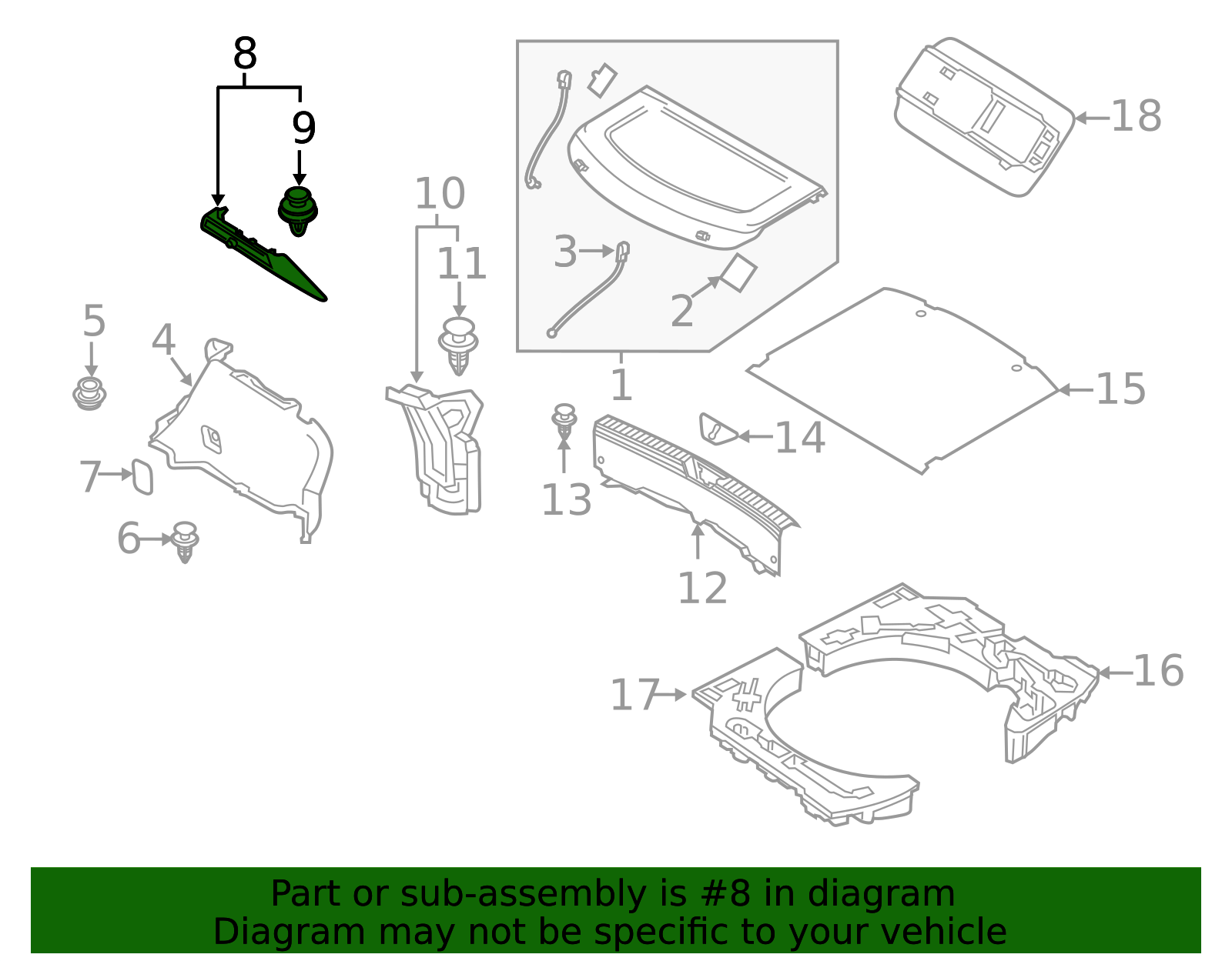 BCKD-68-84ZA-02 - Upper Trim 2019-2025 Mazda 3 | Mazda-Parts