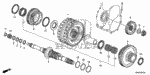 22650RZ2003 - Transmission - Automatic: CLUTCH ASSY., THIRD &amp; FIFTH for Honda Image