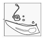 BGDP51150A - Electrical: Tail Lamp Assembly for Mazda: 3 Image