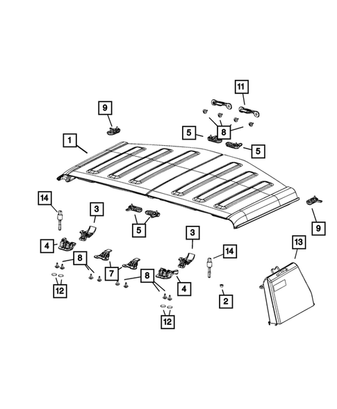 Roof for 2020 Jeep Wrangler #4