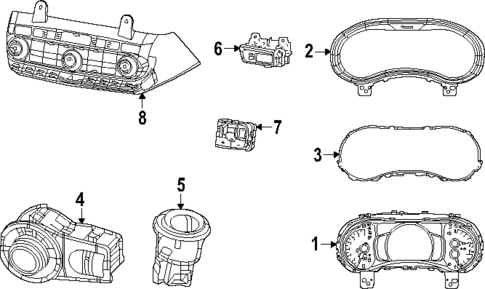 Switches for 2023 Dodge Durango #1