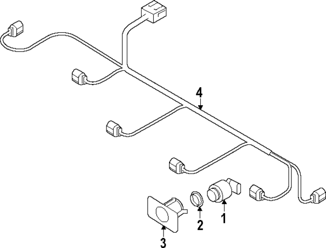4KE971095CP - Body: Wire Harness for Audi Image
