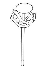 LR144556 - Body: Spare Tire Retainer for Land-Rover Image