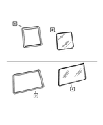 55235296AB - : Quarter Window Seal, Right for Mopar Image