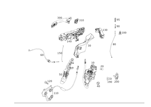 Locking System for 2016 Mercedes-Benz GLE450 AMG #0