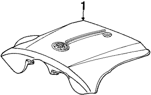 Engine Appearance Cover for 1998 Mercury Grand Marquis #0