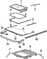 71910SB0921 - : Glass for Honda Image