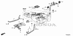 17526T2AA01 - Electrical/Exhaust/Heater/Fuel: CLIP, FUEL TANK BAND for Honda Image