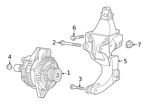 Alternator for 2013 Dodge Dart #0