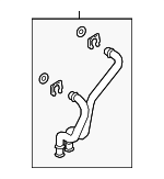 3QF819857 - HVAC: Water Pipe for Volkswagen: Atlas Image