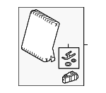 3QF820102 - HVAC: Evaporator for Volkswagen: Atlas Image
