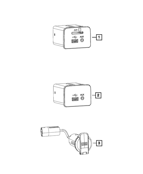 Radio, Antenna, Speakers, DVD, and Video systems for 2016 Ram 1500 #3