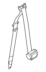 72117261944 - : Lap &amp; Shoulder Belt for Mini: Cooper Image