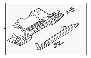 4K1880302B1KF - : Glove Box Assembly for Audi Image