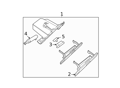 Glove Box for 2010 Nissan Sentra #0