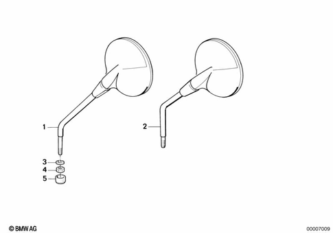 Mirrors, Trim, Storage Compartments for 1987 BMW-Motorrad R 80 #0